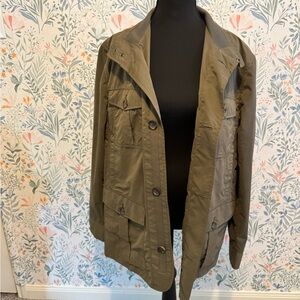 Tasso Elba Khaki Women's Utility Jacket